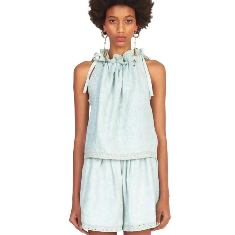 Ulla Johnson Ezra Tank - Cerulean Sz4